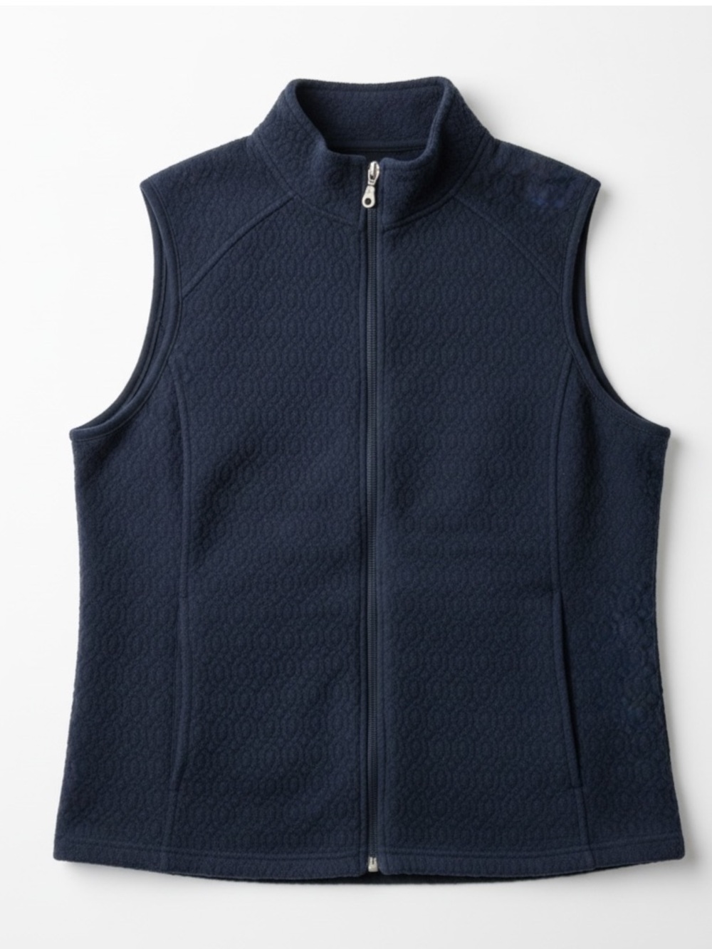 croft & barrow Navy Full-Zip Vest